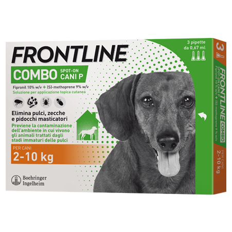 FRONTLINE COMBO*3PIP 2-10KG CA - Parafarmacia Mostacciano