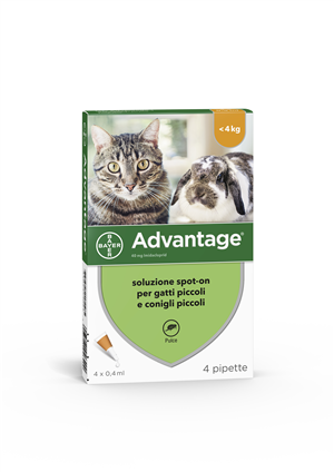 ADVANTAGE*4PIP 0,4ML SPOTON - Parafarmacia Mostacciano