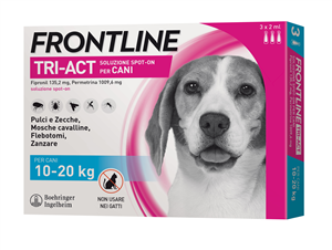 FRONTLINE TRI-ACT*3PIP 10-20KG - Parafarmacia Mostacciano