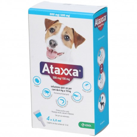 ATAXXA SPOTON*4PIP 4-10KG - Parafarmacia Mostacciano