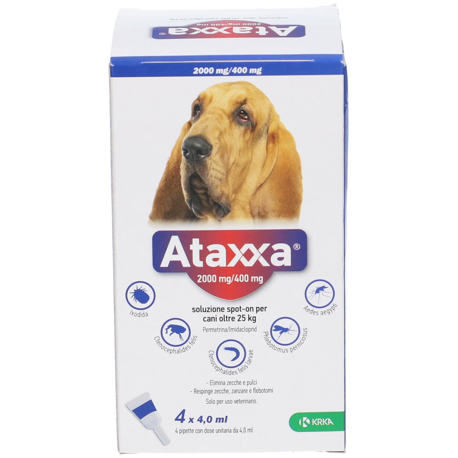 ATAXXA SPOTON*4PIP 25-40KG - Parafarmacia Mostacciano