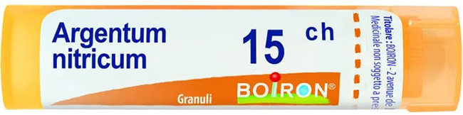 ARGENTUM NITRICUM 15 CH GRANULI - Parafarmacia Mostacciano
