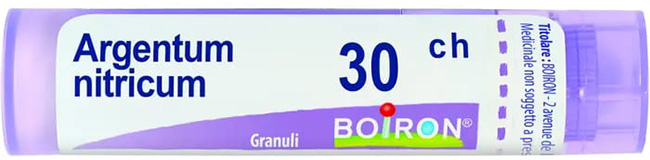 ARGENTUM NITRICUM 30 CH GRANULI - Parafarmacia Mostacciano
