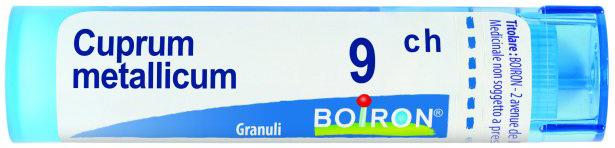 CUPRUM METALLICUM 9 CH GRANULI - Parafarmacia Mostacciano