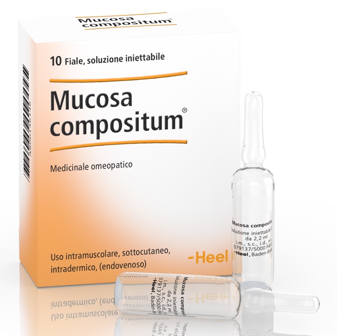 HEEL MUCOSA COMPOSITUM 10 FIALE DA 2,2 ML L'UNA - Parafarmacia Mostacciano