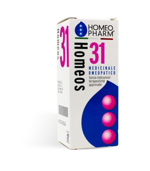HOMEOS 31 GOCCE 50 ML - Parafarmacia Mostacciano