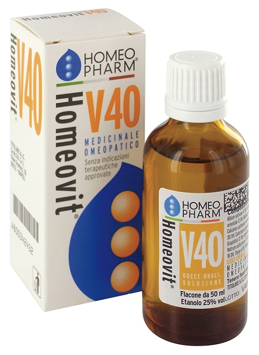 HOMEOVIT V40 GOCCE 50 ML - Parafarmacia Mostacciano