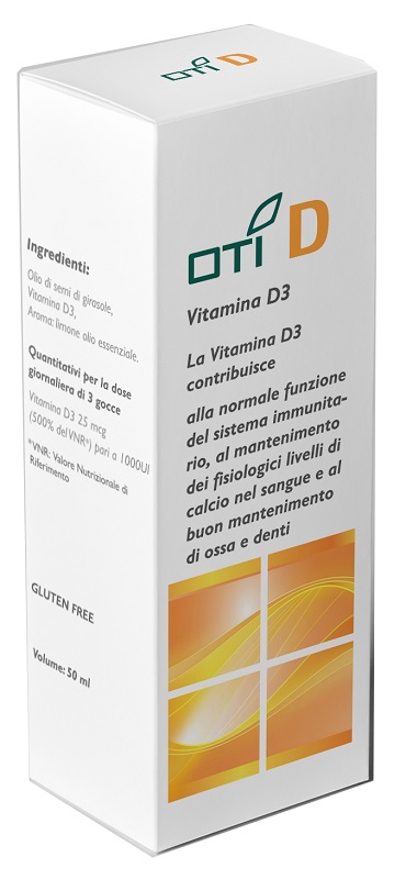 OTI D VITAMINA D3 GOCCE 50ML - Parafarmacia Mostacciano
