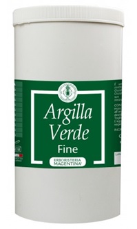 ARGILLA VERDE FINE 1 KG - Parafarmacia Mostacciano