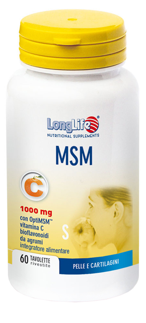 LONGLIFE MSM 1000 MG 60 TAVOLETTE - Parafarmacia Mostacciano