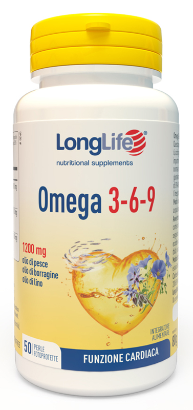 LONGLIFE OMEGA 3 6 9 50 PERLE - Parafarmacia Mostacciano