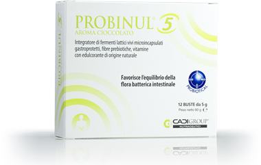 PROBINUL 5 12 BUSTINE 5 G AROMA CIOCCOLATO - Parafarmacia Mostacciano