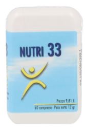 NUTRI 33 60 COMPRESSE - Parafarmacia Mostacciano