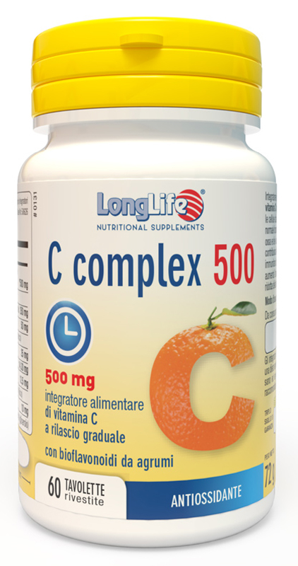 LONGLIFE C COMPLEX 500 TIME RELEASED 60 TAVOLETTE - Parafarmacia Mostacciano