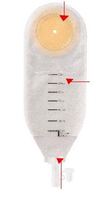 SACCA PER DRENAGGIO DELLE FERITE COLOPLAST CAPACITA' MIDI 300ML 20 PEZZI ARTICOLO 2245 - Parafarmacia Mostacciano