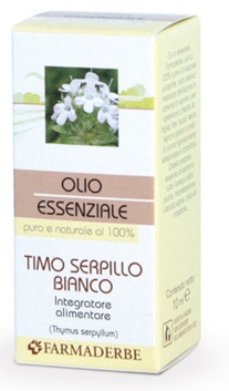 FARMADERBE OLIO ESSENZIALE TIMO SERPILLO BIANCO 10 ML - Parafarmacia Mostacciano