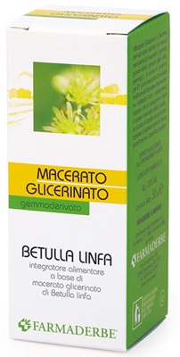 BETULLA LINFA MACERATO GLICERINATO 50 ML - Parafarmacia Mostacciano