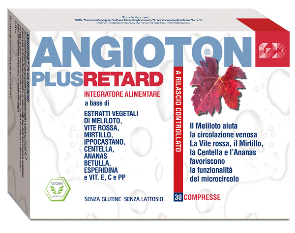ANGIOTON PLUS RETARD 30 COMPRESSE - Parafarmacia Mostacciano