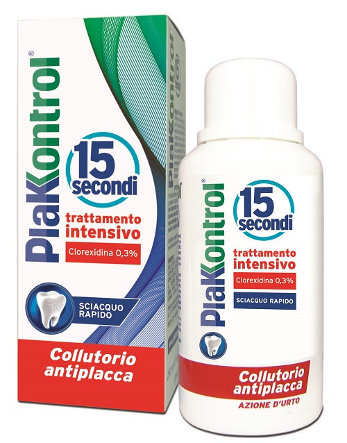 PLAKKONTROL 15 SECONDI COLLUTORIO 250 ML - Parafarmacia Mostacciano