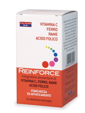 REINFORCE FERRO + VITAMINA C + RAME + ACIDO FOLICO - Parafarmacia Mostacciano