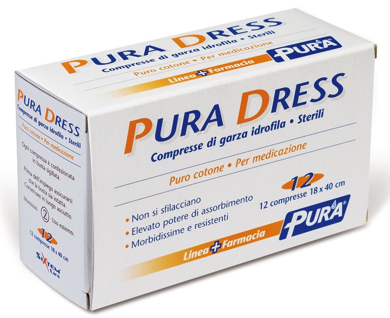 GARZA IN TESSUTO NON TESSUTO PURA SOFT 18X40CM 12 PEZZI - Parafarmacia Mostacciano