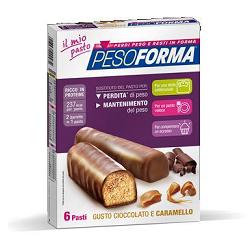 PESOFORMA BARRETTA CIOCCOLATO CARAMELLO 12 X 31 G - Parafarmacia Mostacciano
