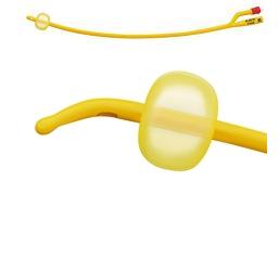 CATETERE FOLEY A MEDIA PERMANENZA  RUSCH GOLD PLUS A 2 VIE IN SILKOLATEX LATTICE-SILICONE PER ADULTO CH18 LUNGHEZZA 40 CM PUNTA CILINDRICA A 2 FORI PALLONCINO 5-15 ML 1 PEZZO - Parafarmacia Mostacciano