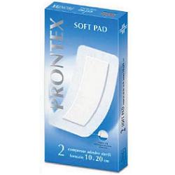 GARZA COMPRESSA PRONTEX SOFT PAD AUTOADESIVA 10X20CM 2 PEZZI - Parafarmacia Mostacciano