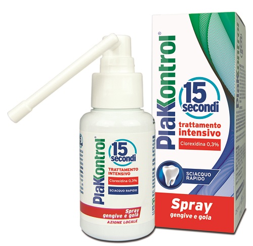 PLAKKONTROL 15 SECONDI COLLUTORIO SPRAY 50 ML - Parafarmacia Mostacciano