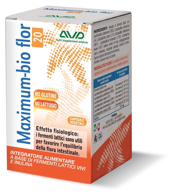 MAXIMUM BIO FLOR 20 75 CAPSULE - Parafarmacia Mostacciano