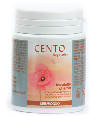 CENTO LASSATIVO ERBE 100 TAVOLETTE - Parafarmacia Mostacciano