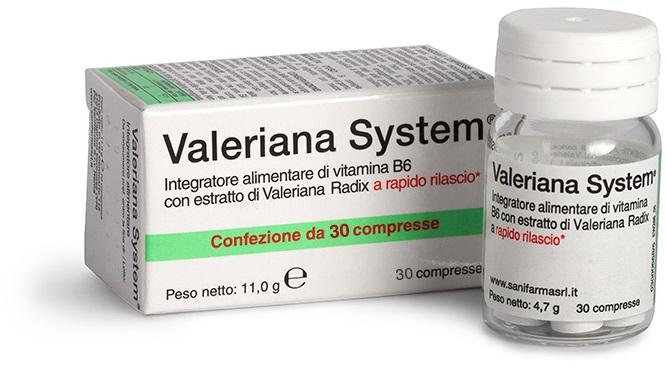 VALERIANA SYSTEM 30 COMPRESSE - Parafarmacia Mostacciano