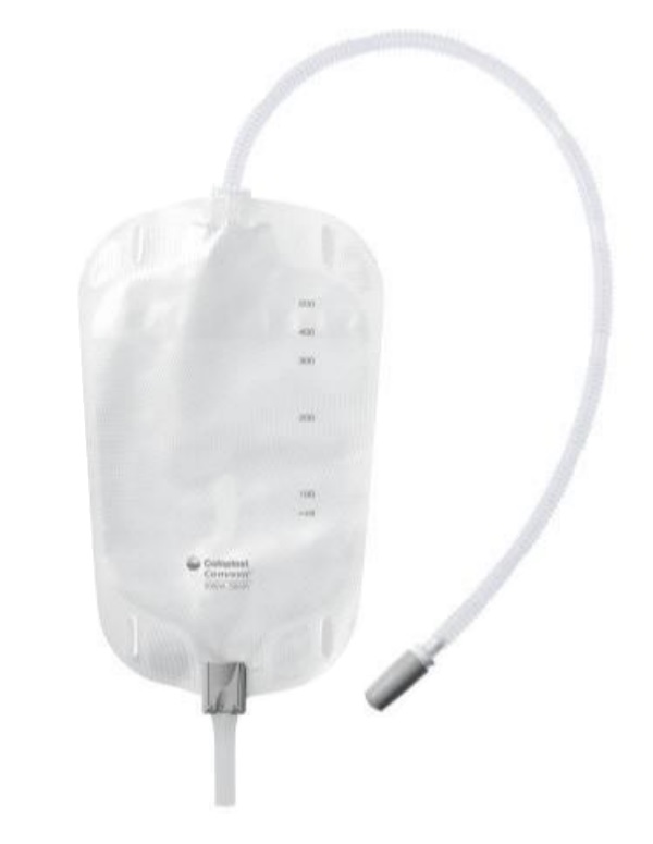 SACCA DA GAMBA CONVEEN SECURITY + RIUTILIZZABILE DA 500 ML TUBO DA 50 CM 8 PEZZI - Parafarmacia Mostacciano