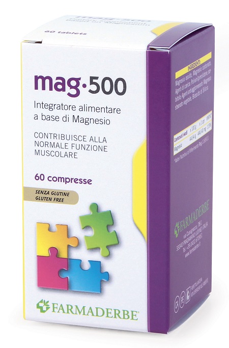 MAG 500 60 COMPRESSE - Parafarmacia Mostacciano