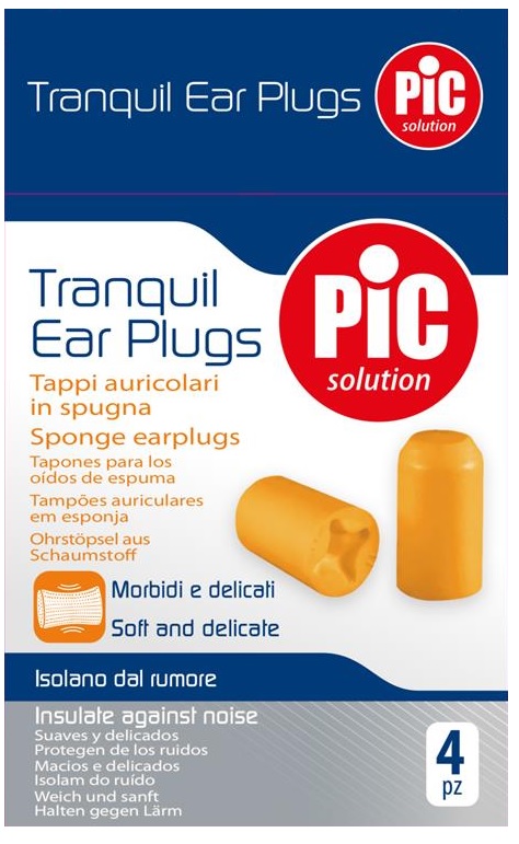 TAPPI AURICOLARI TRANQUIL IN SPUGNA 4 PEZZI - Parafarmacia Mostacciano