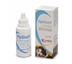 OPTIVET DETERGENTE PER OCCHI PER CANI E GATTI FLACONE 50 ML - Parafarmacia Mostacciano