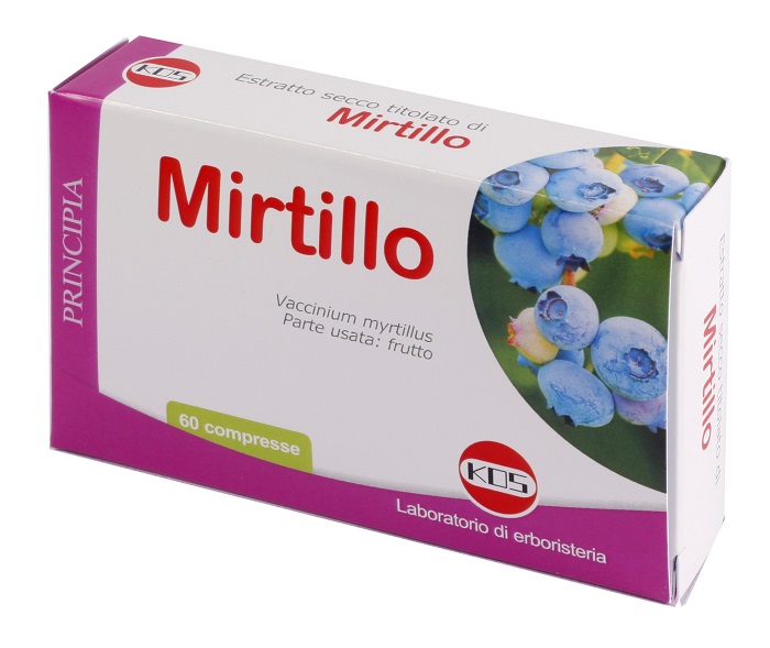 MIRTILLO ESTRATTO SECCO 60 COMPRESSE - Parafarmacia Mostacciano