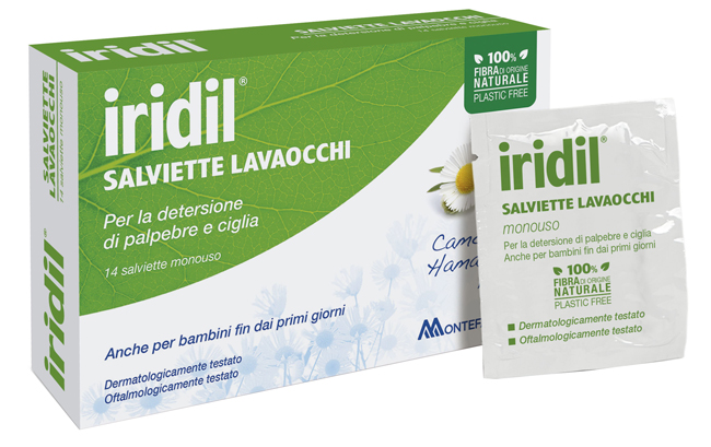 IRIDIL LAVAOCCHI 14 SALVIETTE MONOUSO - Parafarmacia Mostacciano