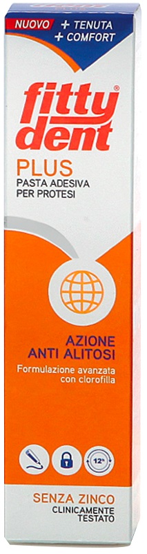 FITTYDENT PLUS ADESIVO PROTESI 40 G - Parafarmacia Mostacciano