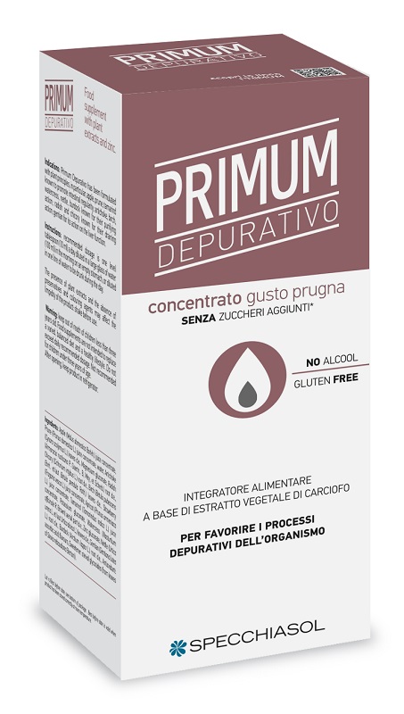 PRIMUM DEPURATIVO PRUGNA 250 ML - Parafarmacia Mostacciano