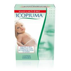 BENDA ICOPIUMA A COMPRESSIONE FISIOLOGICA RETE OMBELICALE CON GARZE STERILI 1 PEZZO - Parafarmacia Mostacciano