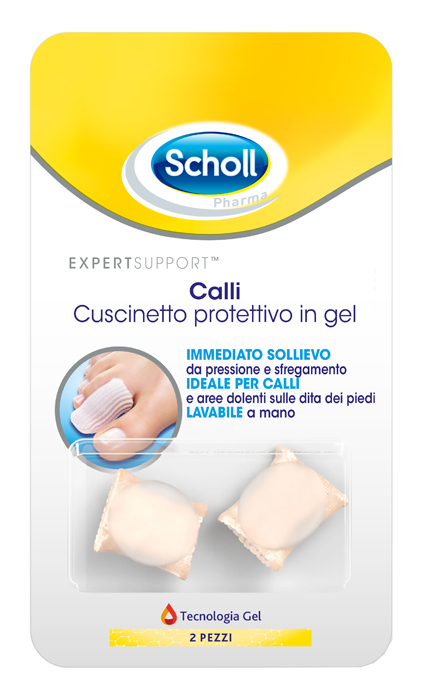 CUSCINETTI PROTETTIVI PER PIEDI CALLI SCHOLL GELACTIV 2 PEZZI - Parafarmacia Mostacciano
