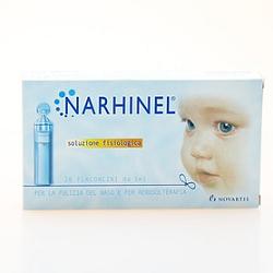 SOLUZIONE FISIOLOGICA PER ASPIRATORE NASALE NARHINEL 20 FIALE DA 5ML - Parafarmacia Mostacciano