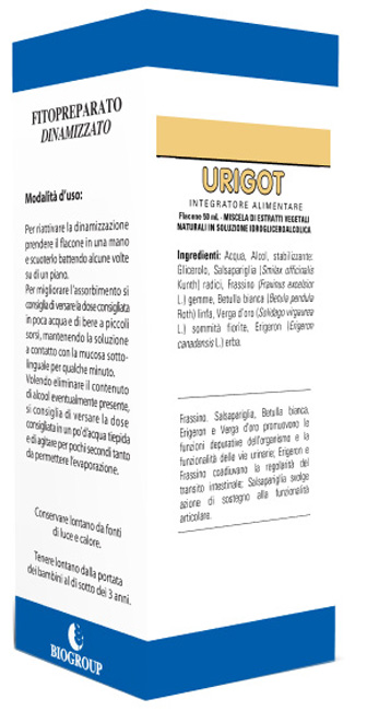 URIGOT 50 ML SOLUZIONE IDROALCOLICA - Parafarmacia Mostacciano
