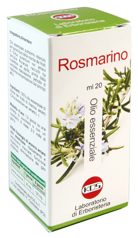 ROSMARINO OLIO ESSENZIALE 20 ML - Parafarmacia Mostacciano