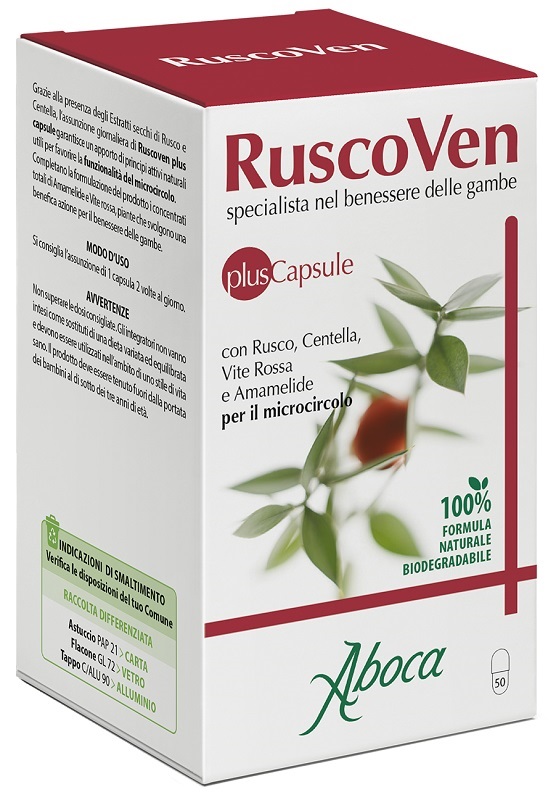 RUSCOVEN PLUS 50 CAPSULE - Parafarmacia Mostacciano