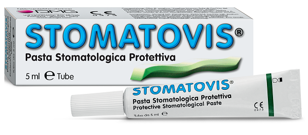 PASTA STOMATOLOGICA PROTETTIVA STOMATOVIS STOMATITI AFTOSE 5 ML - Parafarmacia Mostacciano