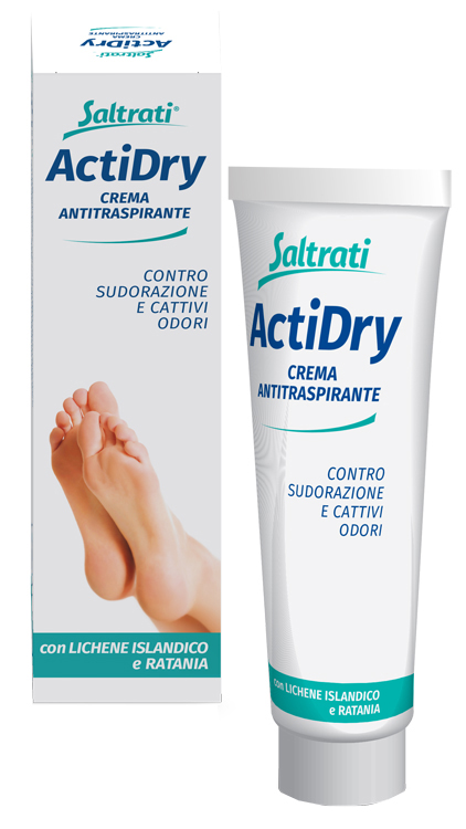 SALTRATI ACTIDRY CREMA ANTITRASPIRANTE 100 ML - Parafarmacia Mostacciano
