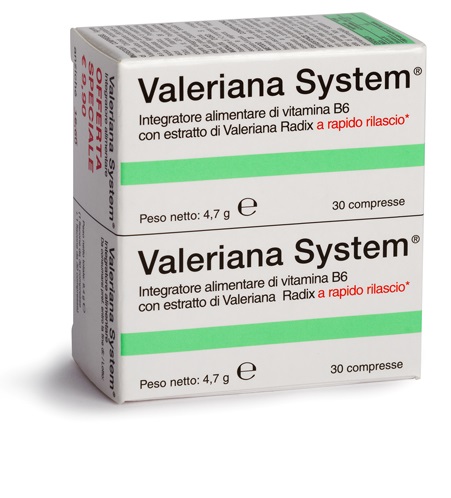 VALERIANA SYSTEM 30 COMPRESSE + 30 COMPRESSE - Parafarmacia Mostacciano