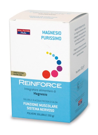 REINFORCE MAGNESIO PURISSIMO 150 GRAMMI DI POLVERE - Parafarmacia Mostacciano